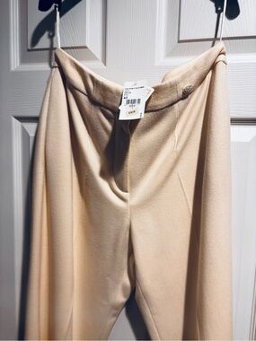 NWT CHANEL VintageEcru Wide-Leg Trousers